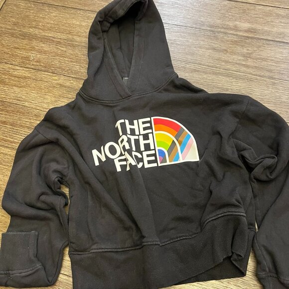 The North Face Women's Cropped Hoodie Pullover Sweatshirt - Picture 1 of 3